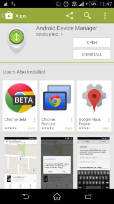 Menemukan Perangkat Android dengan Android Device Manager